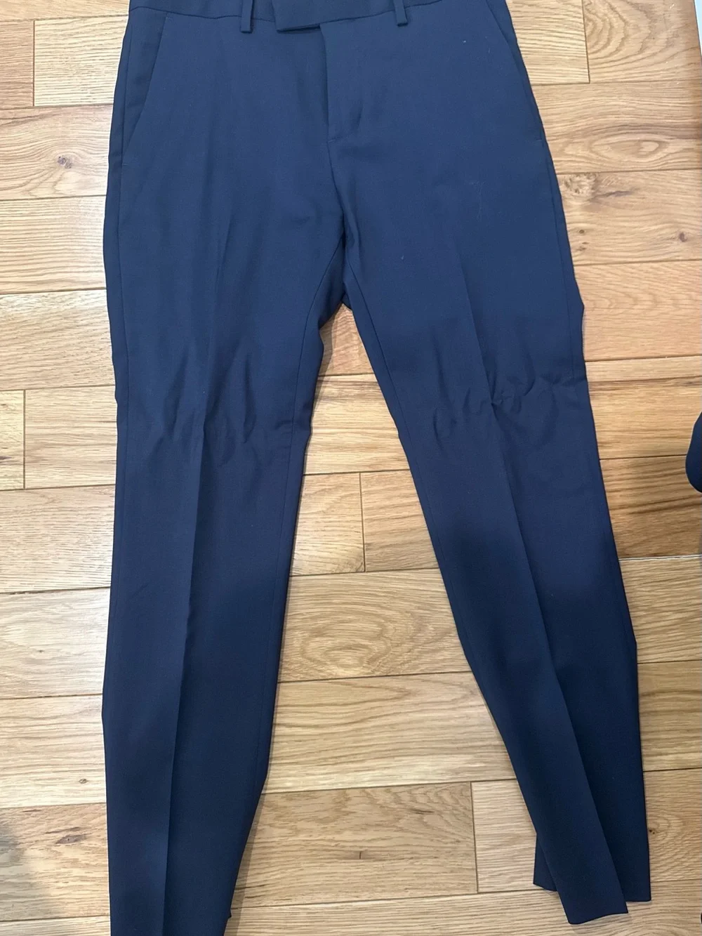 Banana Republic Marzotto Tessuto Suit Navy Blue NEW